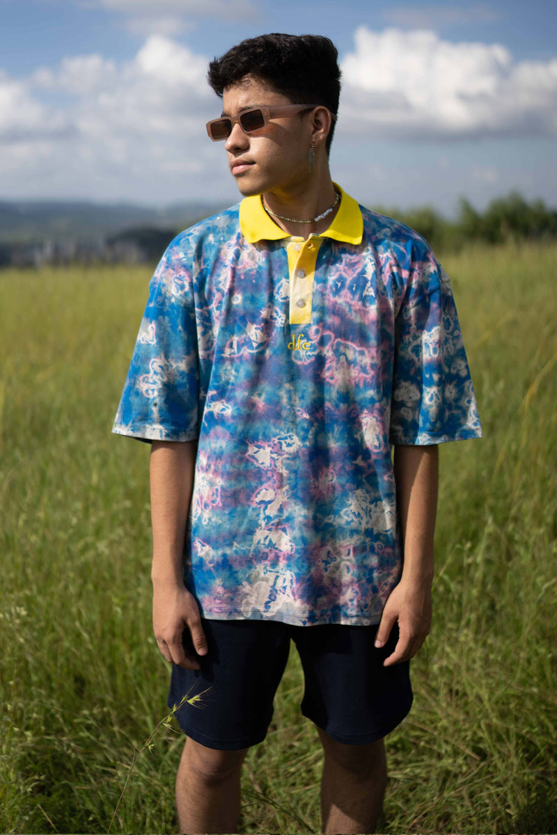 CLOUT TIEDYE POLO