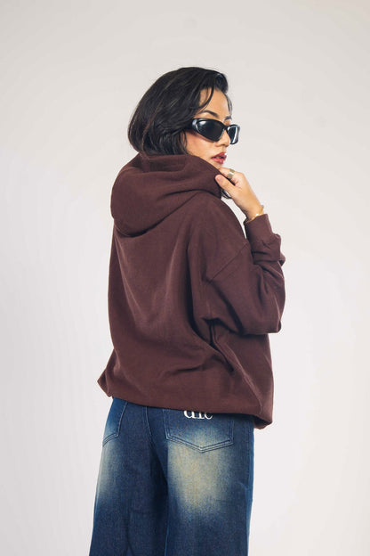 BROWN HOODIE