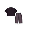 VINTAGE BLACK & PLUM SWEATPANT