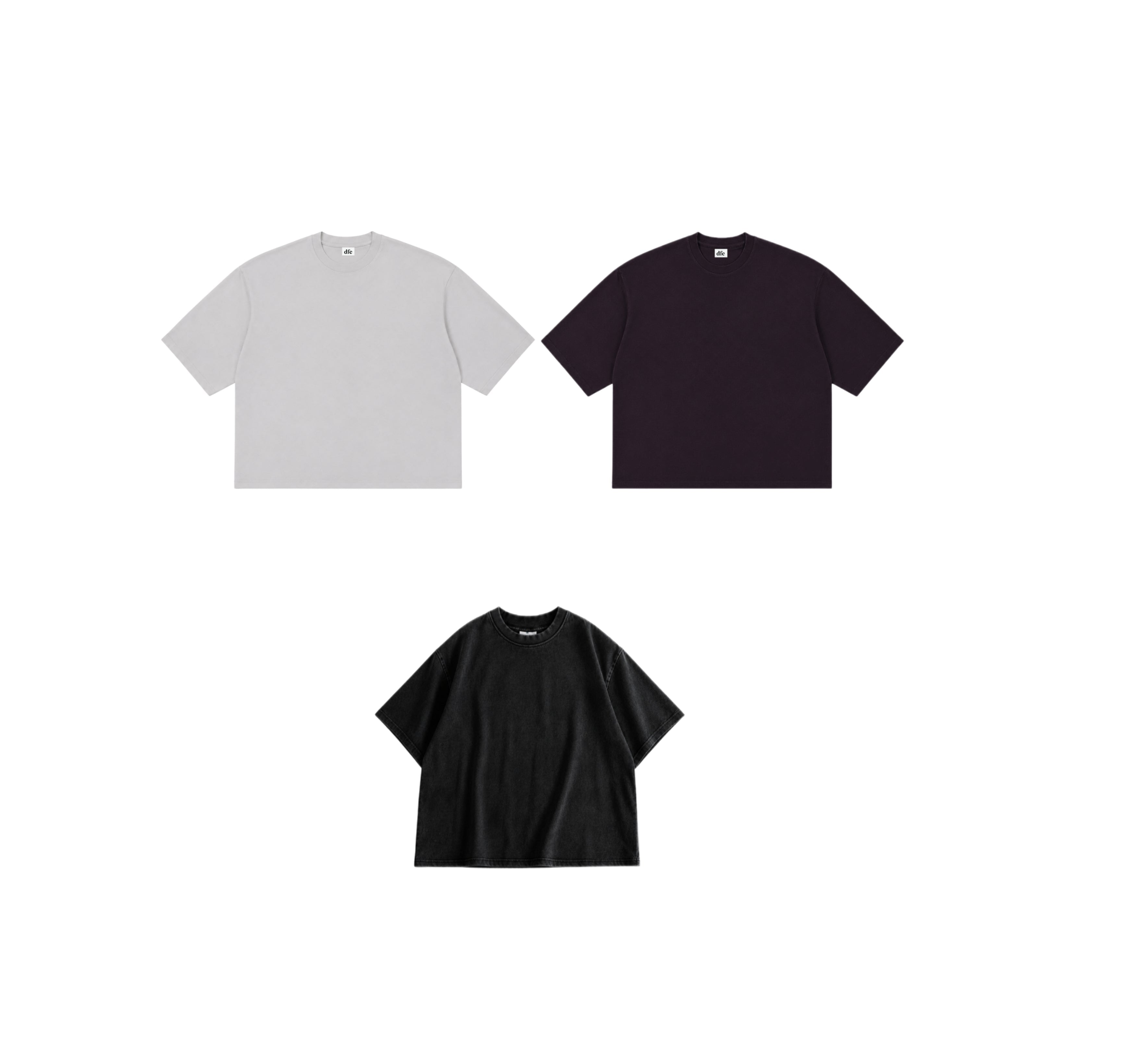 Lavender Grey & Vintage Black & Black Sand