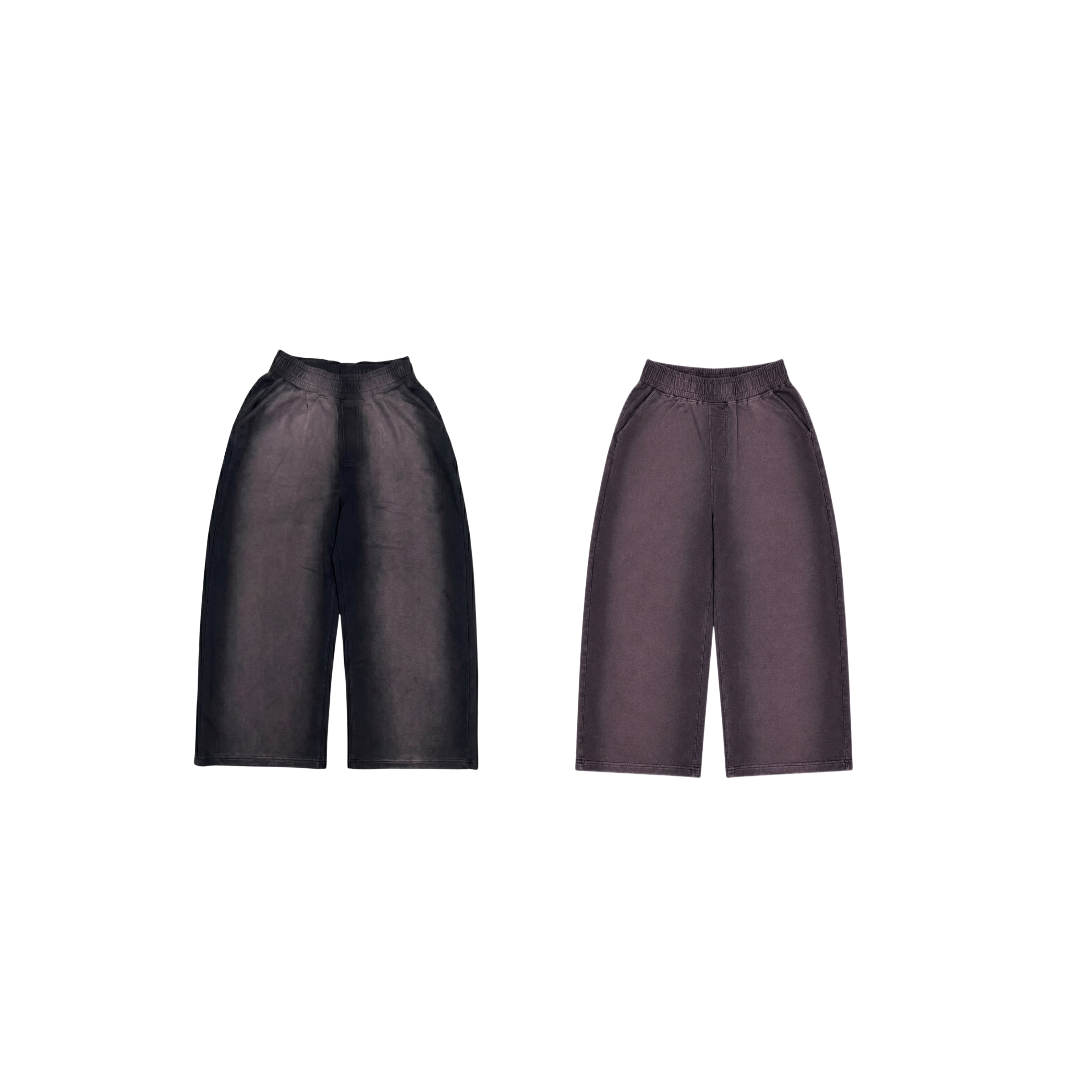 Ash Sweatpant & Plum Sweatpant
