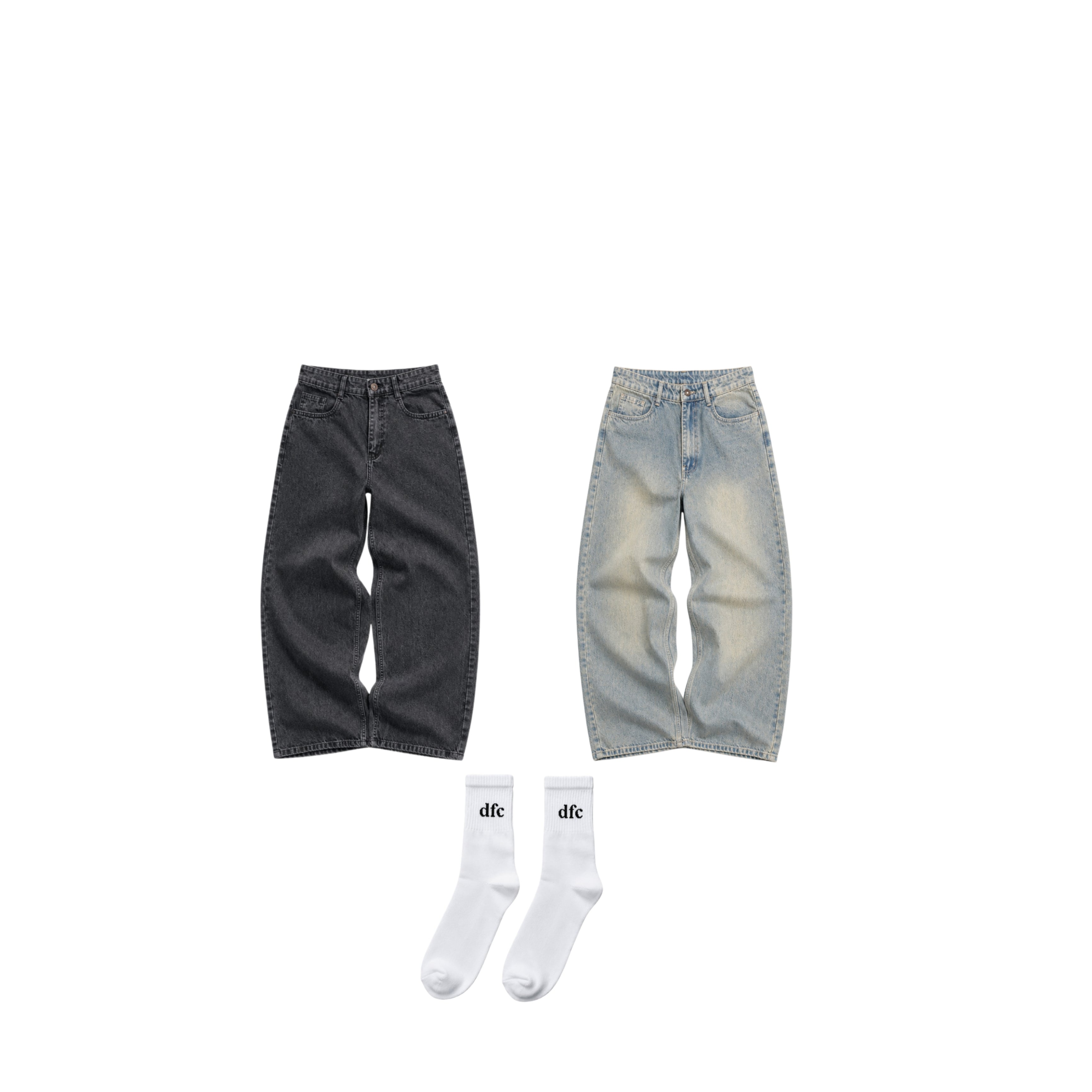 Charcoal 2.0 & Vintage Denim & Classic